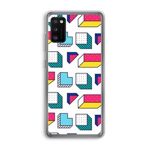 CaseCompany 8-bit N°7: Samsung Galaxy A41 Transparant Hoesje