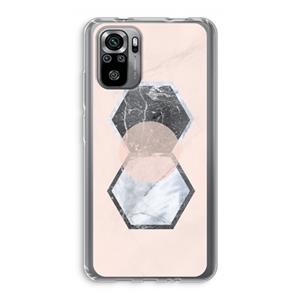 CaseCompany Creatieve toets: Xiaomi Redmi Note 10S Transparant Hoesje