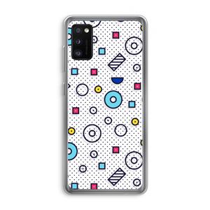 CaseCompany 8-bit N°9: Samsung Galaxy A41 Transparant Hoesje