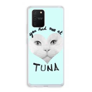 CaseCompany You had me at tuna: Samsung Galaxy S10 Lite Transparant Hoesje