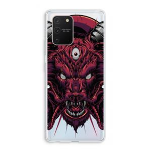 CaseCompany Hell Hound and Serpents: Samsung Galaxy S10 Lite Transparant Hoesje