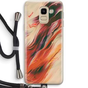 CaseCompany Forgotten Lands: Samsung Galaxy J6 (2018) Transparant Hoesje met koord