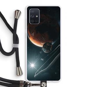 CaseCompany Mars Renaissance: Samsung Galaxy A71 Transparant Hoesje met koord