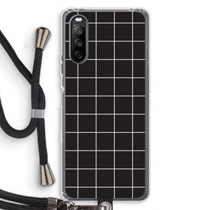 CaseCompany Rooster 2: Sony Sony Xperia 10 III Transparant Hoesje met koord