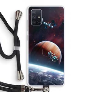 CaseCompany Examiner: Samsung Galaxy A71 Transparant Hoesje met koord