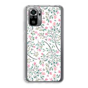 CaseCompany Sierlijke bloemen: Xiaomi Redmi Note 10S Transparant Hoesje