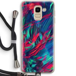CaseCompany Pilgrims Of The Sea: Samsung Galaxy J6 (2018) Transparant Hoesje met koord