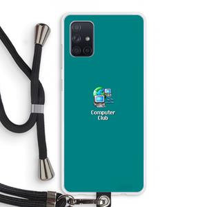 CaseCompany Win98: Samsung Galaxy A71 Transparant Hoesje met koord
