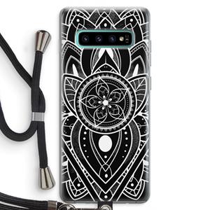 CaseCompany It's Complicated: Samsung Galaxy S10 Plus Transparant Hoesje met koord