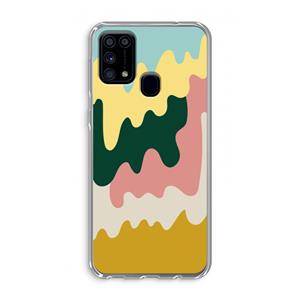 CaseCompany Baar B: Samsung Galaxy M31 Transparant Hoesje