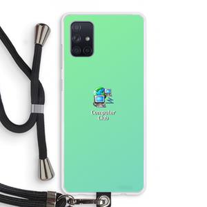 CaseCompany Win98: Samsung Galaxy A71 Transparant Hoesje met koord