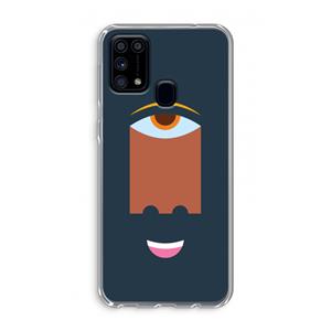 CaseCompany Mono M: Samsung Galaxy M31 Transparant Hoesje