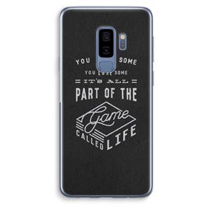 CaseCompany Life: Samsung Galaxy S9 Plus Transparant Hoesje