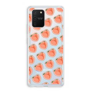 CaseCompany Just peachy: Samsung Galaxy S10 Lite Transparant Hoesje