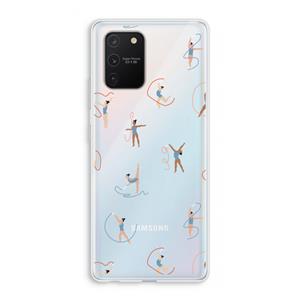 CaseCompany Dancing #3: Samsung Galaxy S10 Lite Transparant Hoesje