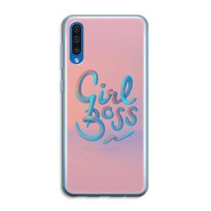 CaseCompany Girl boss: Samsung Galaxy A50 Transparant Hoesje