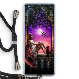 CaseCompany Kinderen van de nacht: Sony Xperia 5 II Transparant Hoesje met koord
