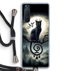CaseCompany Moonlight Companions: Sony Xperia 5 II Transparant Hoesje met koord