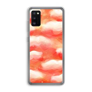 CaseCompany Lichte Wolken: Samsung Galaxy A41 Transparant Hoesje