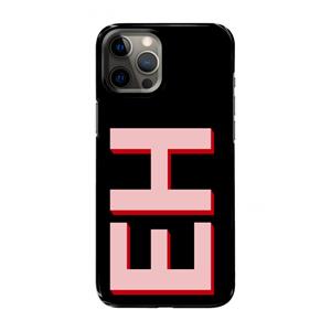 CaseCompany Monogram: Volledig geprint iPhone 12 Pro Max Hoesje