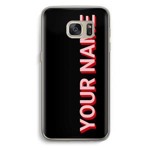 CaseCompany Namecase: Samsung Galaxy S7 Transparant Hoesje