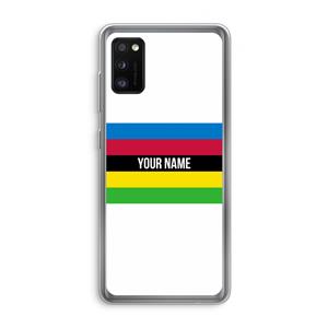 CaseCompany WK Wielrennen: Samsung Galaxy A41 Transparant Hoesje
