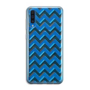 CaseCompany Onderbroken lijn: Samsung Galaxy A50 Transparant Hoesje