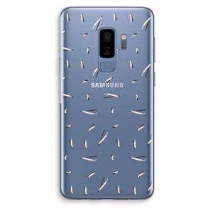 CaseCompany Hipster stripes: Samsung Galaxy S9 Plus Transparant Hoesje