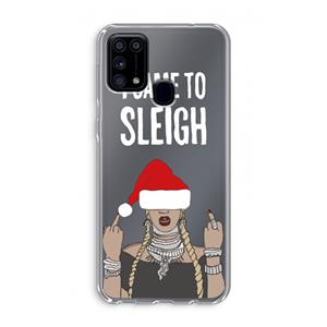 CaseCompany Came To Sleigh: Samsung Galaxy M31 Transparant Hoesje