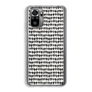 CaseCompany Crazy shapes: Xiaomi Redmi Note 10S Transparant Hoesje