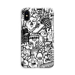 CaseCompany Vexx Mixtape #2: iPhone Xs Volledig Geprint Hoesje