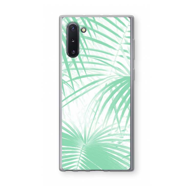CaseCompany Palmbladeren: Samsung Galaxy Note 10 Transparant Hoesje