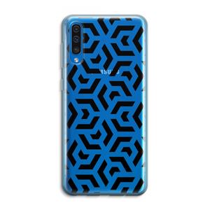 CaseCompany Crazy pattern: Samsung Galaxy A50 Transparant Hoesje