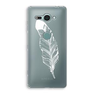 CaseCompany Pluim: Sony Xperia XZ2 Compact Transparant Hoesje