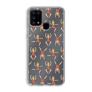 CaseCompany Gymboys: Samsung Galaxy M31 Transparant Hoesje
