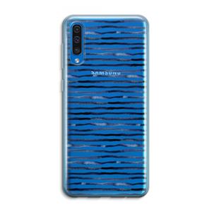 CaseCompany Verrassende lijnen: Samsung Galaxy A50 Transparant Hoesje