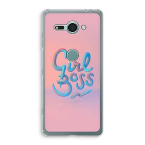 CaseCompany Girl boss: Sony Xperia XZ2 Compact Transparant Hoesje