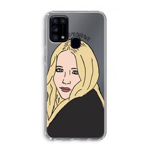 CaseCompany Mary Kate: Samsung Galaxy M31 Transparant Hoesje