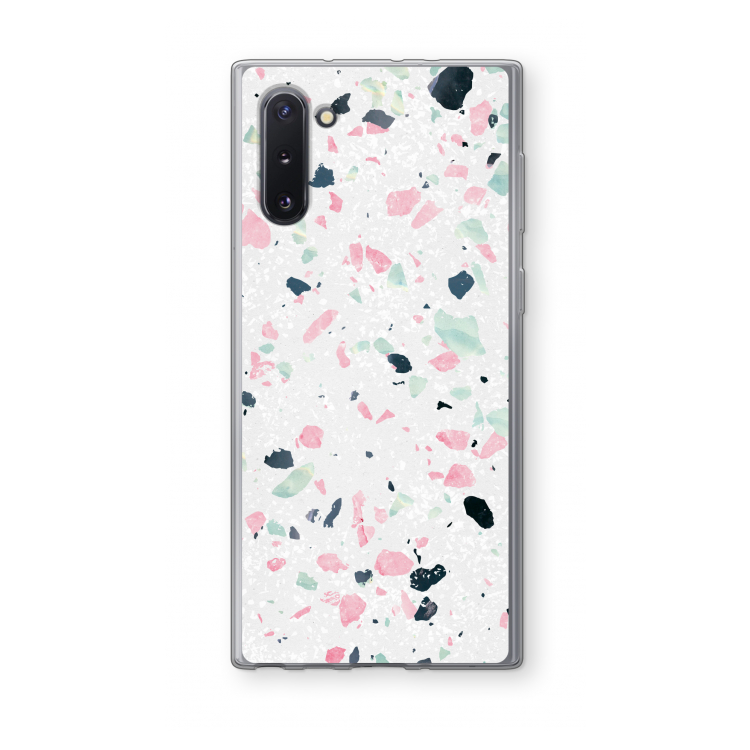 CaseCompany Terrazzo N°3: Samsung Galaxy Note 10 Transparant Hoesje
