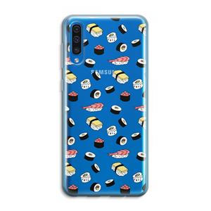 CaseCompany Sushi time: Samsung Galaxy A50 Transparant Hoesje