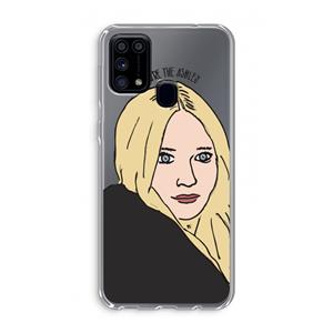 CaseCompany Ashley: Samsung Galaxy M31 Transparant Hoesje