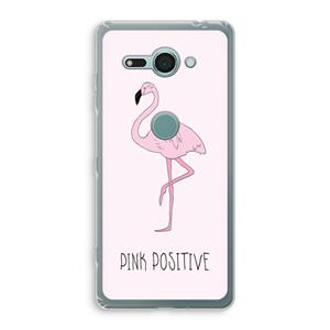 CaseCompany Pink positive: Sony Xperia XZ2 Compact Transparant Hoesje