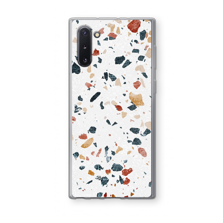 CaseCompany Terrazzo N°4: Samsung Galaxy Note 10 Transparant Hoesje