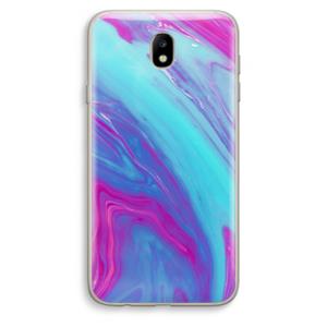 CaseCompany Zweverige regenboog: Samsung Galaxy J7 (2017) Transparant Hoesje