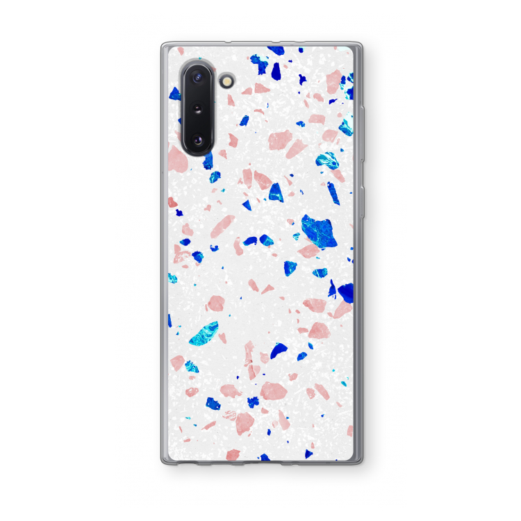 CaseCompany Terrazzo N°6: Samsung Galaxy Note 10 Transparant Hoesje