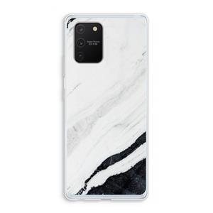 CaseCompany Elegante marmer: Samsung Galaxy S10 Lite Transparant Hoesje