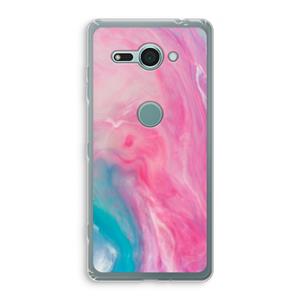 CaseCompany Roze explosie: Sony Xperia XZ2 Compact Transparant Hoesje