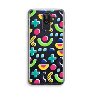 CaseCompany 8-bit N°1: Samsung Galaxy J8 (2018) Transparant Hoesje