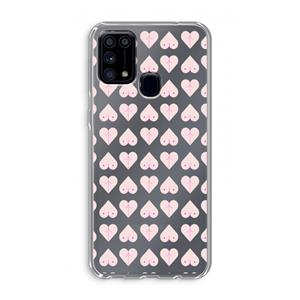 CaseCompany Ass 'n Titties: Samsung Galaxy M31 Transparant Hoesje