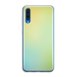 CaseCompany Minty mist pastel: Samsung Galaxy A50 Transparant Hoesje